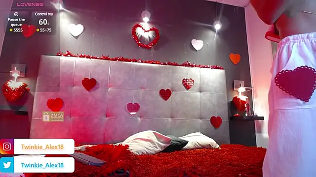 Twinkie-Alex18 online show from 02.14.25