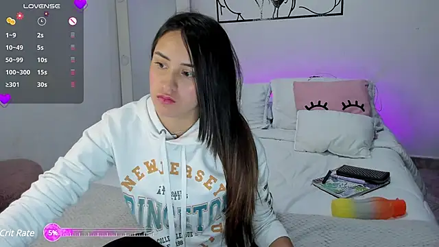 Snapshot of Tinylottie chatting on 02.24.25 Tinylottie online show from 02.24.25