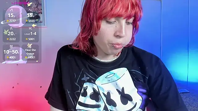 Snapshot of -kisa_ chatting on 01.22.25 -kisa online show from 01.22.25