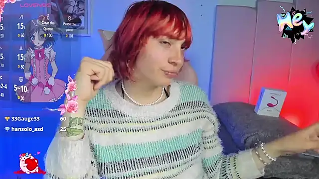 Snapshot of -kisa_ chatting on 01.25.25 -kisa online show from 01.25.25