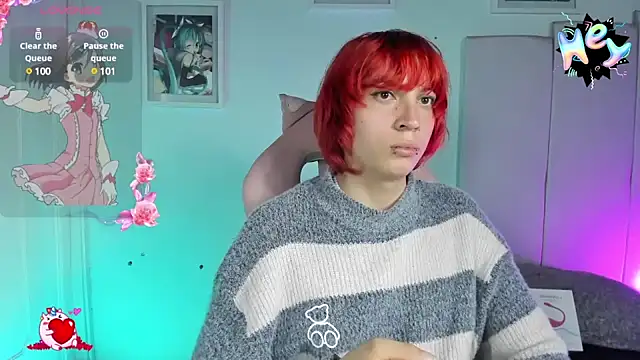 Snapshot of -kisa_ chatting on 01.30.25 -kisa online show from 01.30.25