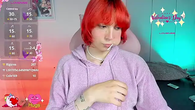 Snapshot of -kisa_ chatting on 02.07.25 -kisa online show from 02.07.25