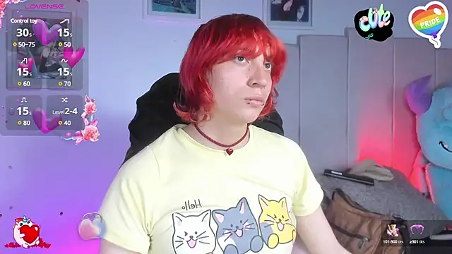 Snapshot of -kisa_ chatting on 02.18.25 -kisa online show from 02.18.25