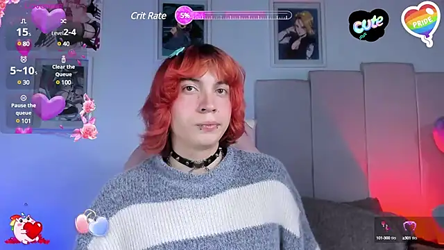 Snapshot of -kisa_ chatting on 02.25.25 -kisa online show from 02.25.25