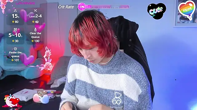 Snapshot of -kisa_ chatting on 03.01.25 -kisa online show from 03.01.25