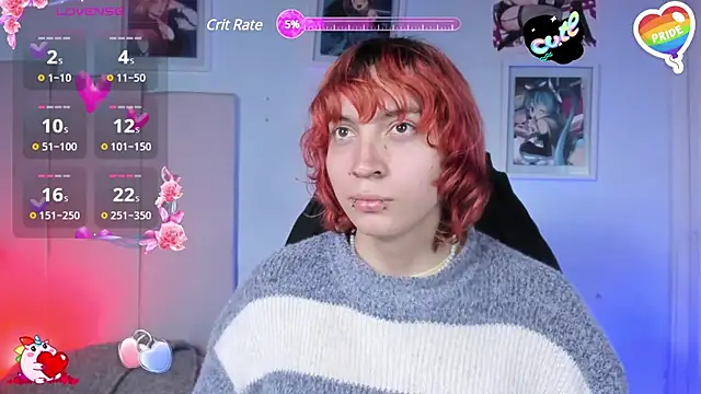 Snapshot of -kisa_ chatting on 03.08.25 -kisa online show from 03.08.25