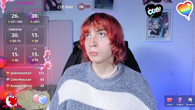 Snapshot of -kisa_ chatting on 03.08.25 -kisa online show from 03.08.25