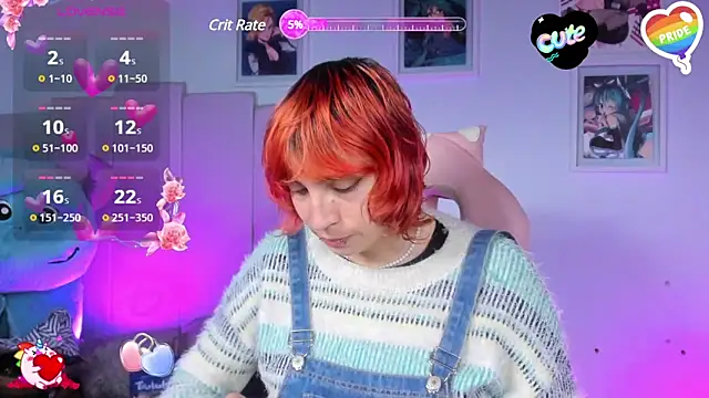 Snapshot of -kisa_ chatting on 03.13.25 -kisa online show from 03.13.25