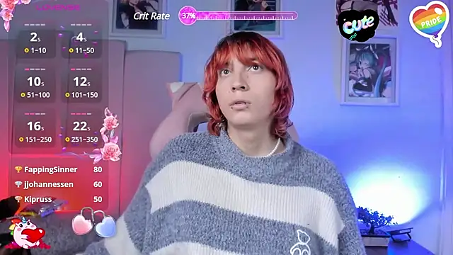 Snapshot of -kisa_ chatting on 03.20.25 -kisa online show from 03.20.25