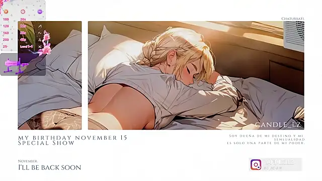 Snapshot of Candle__lz chatting on 03.18.25 Candle lz online show from 03.18.25