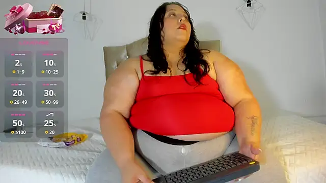 Snapshot of Suggar-bbw chatting on 10.10.25 Suggar-bbw online show from 10.10.25