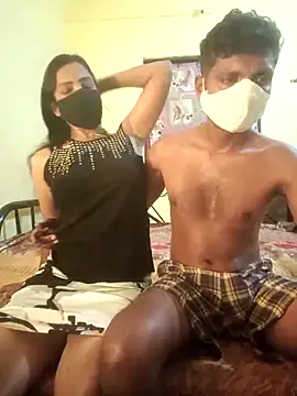 Snapshot of Nitya-Mahesh chatting on 03.06.25 Nitya-Mahesh online show from 03.06.25