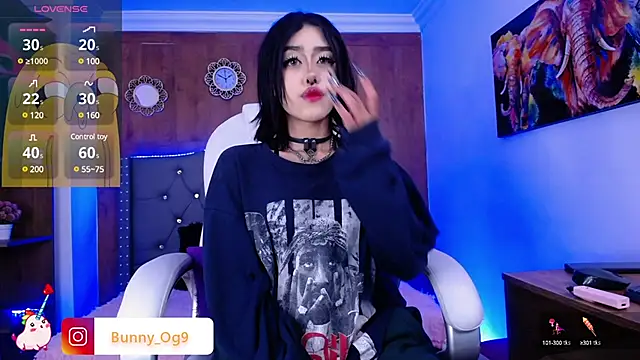 Snapshot of Bunny_O chatting on 03.01.25 Bunny O online show from 03.01.25