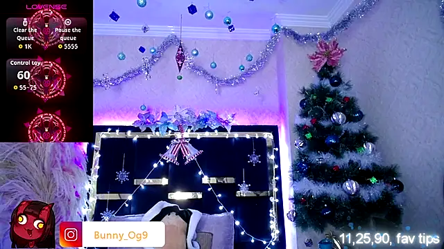 Snapshot of Bunny_O chatting on 11.26.25 Bunny O online show from 11.26.25