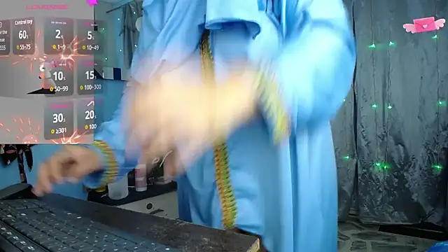 Snapshot of Falak-Yasin chatting on 10.17.25 Falak-Yasin online show from 10.17.25