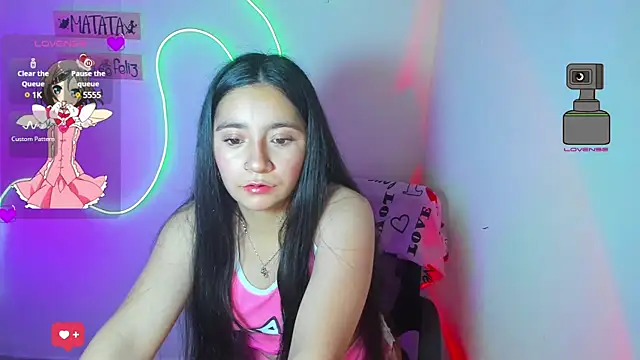 Snapshot of litle_mily_ chatting on 03.21.25 litle mily online show from 03.21.25