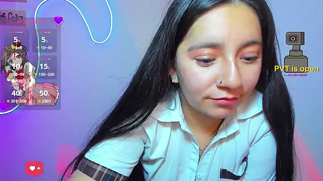 Snapshot of litle_mily_ chatting on 03.23.25 litle mily online show from 03.23.25