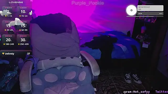 Purple Pookie online show from 01.05.25