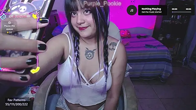 Purple Pookie online show from 11.22.25