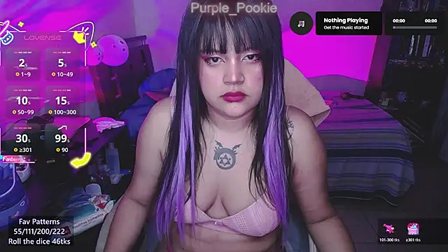 Purple Pookie online show from 11.28.25