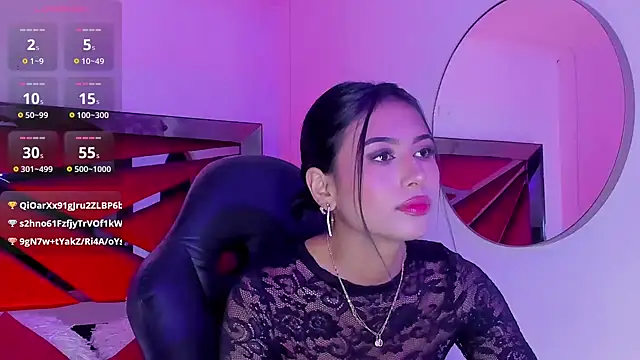 Snapshot of ZaraLim chatting on 01.21.25 ZaraLim online show from 01.21.25