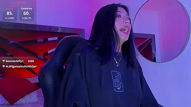 Snapshot of ZaraLim chatting on 02.13.25 ZaraLim online show from 02.13.25