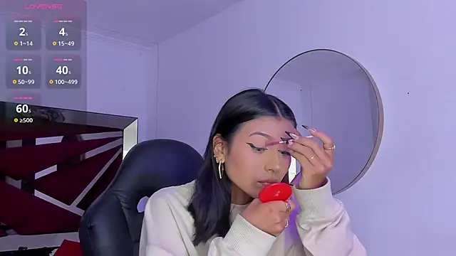 Snapshot of ZaraLim chatting on 03.07.25 ZaraLim online show from 03.07.25