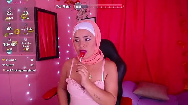 Snapshot of AliaAsad chatting on 01.28.25 AliaAsad online show from 01.28.25