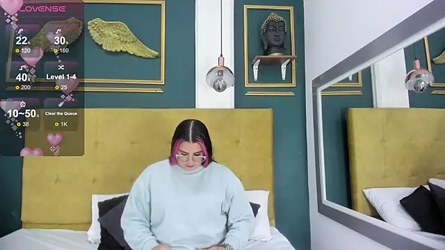 Snapshot of BellaPeers_ chatting on 01.24.25 BellaPeers online show from 01.24.25