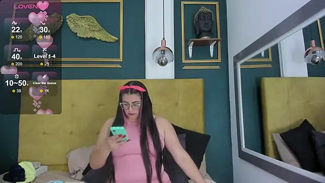 Snapshot of BellaPeers_ chatting on 01.28.25 BellaPeers online show from 01.28.25