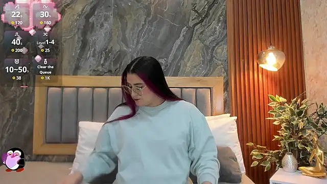 Snapshot of BellaPeers_ chatting on 02.27.25 BellaPeers online show from 02.27.25