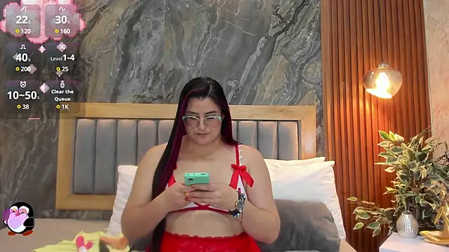 Snapshot of BellaPeers_ chatting on 02.27.25 BellaPeers online show from 02.27.25