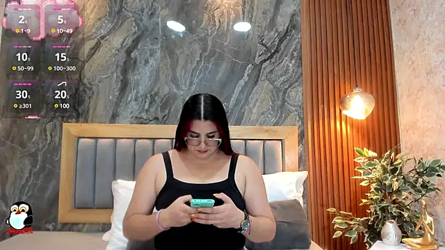 Snapshot of BellaPeers_ chatting on 03.03.25 BellaPeers online show from 03.03.25