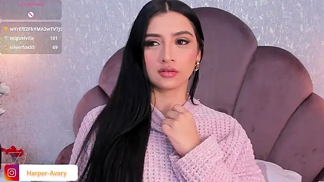 Snapshot of Harper-Avary chatting on 02.11.25 Harper-Avary online show from 02.11.25