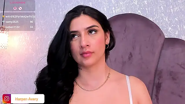 Snapshot of Harper-Avary chatting on 03.13.25 Harper-Avary online show from 03.13.25