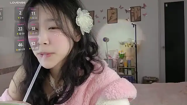 Snapshot of Luminous163 chatting on 02.16.25 Luminous163 online show from 02.16.25