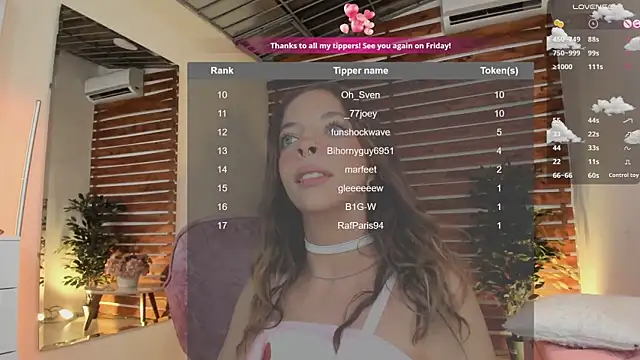 Sapphire Venuss online show from 03.13.25