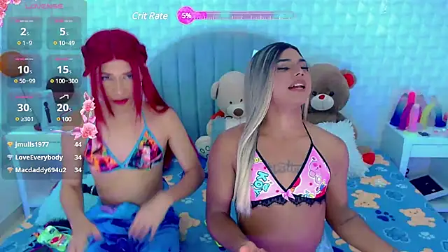 Snapshot of party_duo_trans chatting on 02.21.25 party duo trans online show from 02.21.25