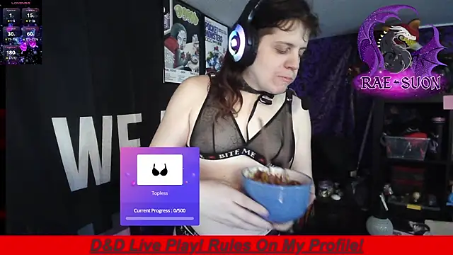 Snapshot of Rae-Suon chatting on 11.07.25 Rae-Suon online show from 11.07.25