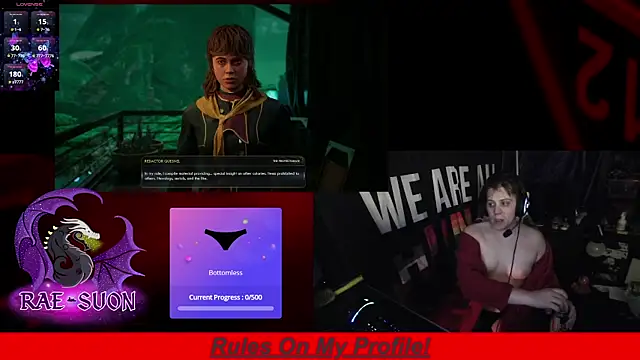 Snapshot of Rae-Suon chatting on 12.17.25 Rae-Suon online show from 12.17.25