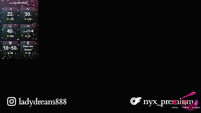 Ladydream1 online show from 07.31.26