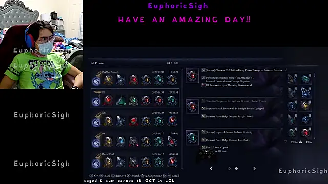 EuphoricSigh online show from 07.13.26