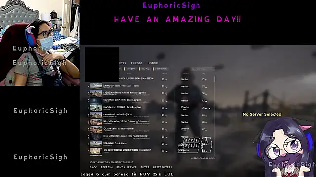 EuphoricSigh online show from 07.28.26