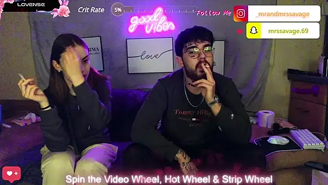 Snapshot of MrAndMrsSavage chatting on 01.19.25 MrAndMrsSavage online show from 01.19.25