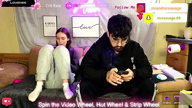 Snapshot of MrAndMrsSavage chatting on 01.23.25 MrAndMrsSavage online show from 01.23.25