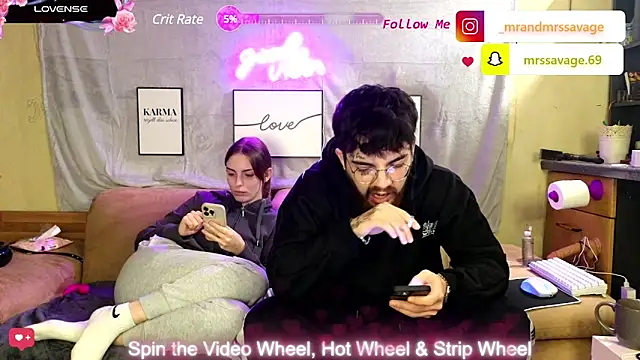 Snapshot of MrAndMrsSavage chatting on 01.23.25 MrAndMrsSavage online show from 01.23.25