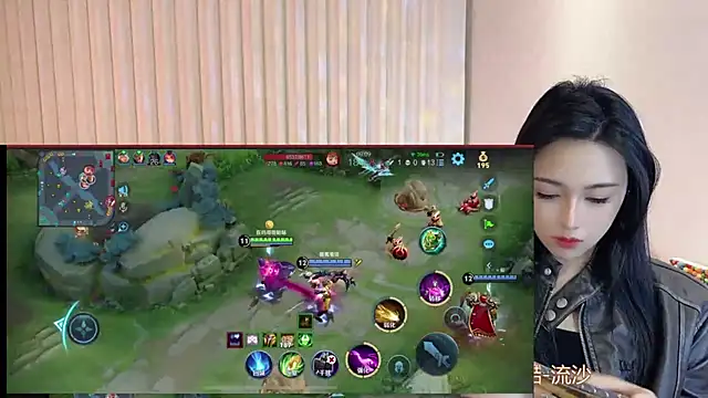 Snapshot of K-moumou chatting on 01.23.25 K-moumou online show from 01.23.25