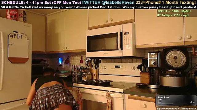 Snapshot of IsabelleRaven chatting on 09.19.25 IsabelleRaven online show from 09.19.25
