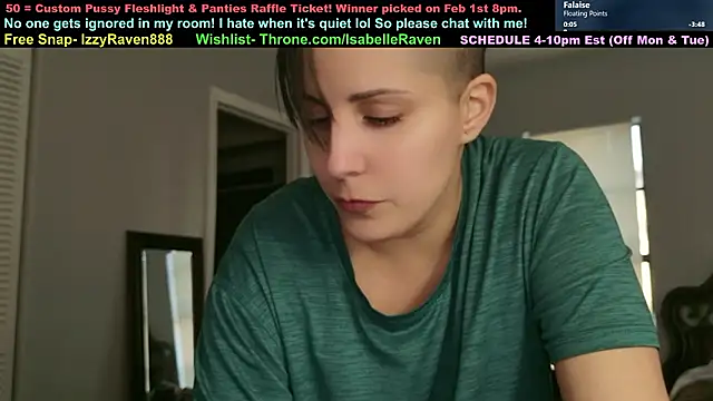 IsabelleRaven online show from 02.23.26