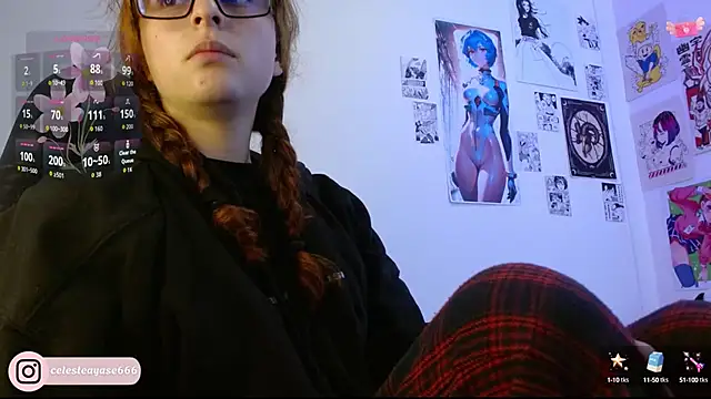 CelesteAyase online show from 10.17.25